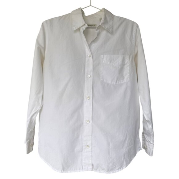 Ann Taylor cotton button-up shirt women's size S - Picture 2 of 4